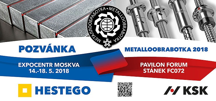 Pozvánka na veletrh Metalloobrabotka 2018